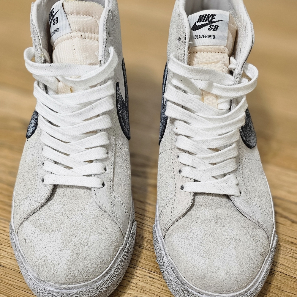 Nike SB Zoom Blazer Mid Premium Grey fog - Picture 3 of 7